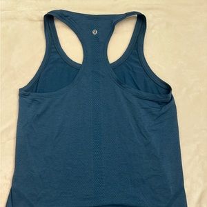 Blue lululemon tank top! Size 6! Worn twice